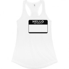 Ladies Slim Fit Racerback Tank Top