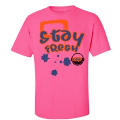 Unisex Ultra Cotton Safety Neon Crewneck Tee