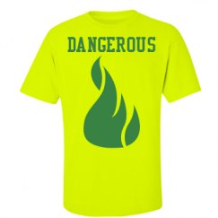 Unisex Ultra Cotton Safety Neon Crewneck Tee