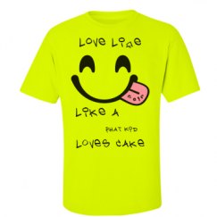 Unisex Ultra Cotton Safety Neon Crewneck Tee