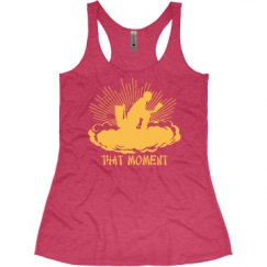 Ladies Slim Fit Super Soft Racerback Triblend Tank