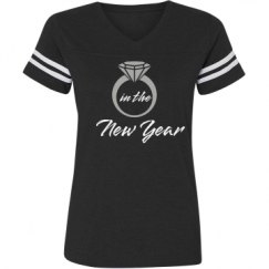 Ladies Relaxed Fit Vintage Sports Tee