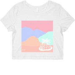 Clubeskimo Logo Candy Crop Top