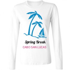 Ladies Relaxed Fit Basic Long Sleeve Tee