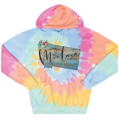 Unisex Tie-Dye Fleece Hoodie