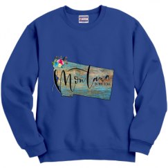 Unisex Film and Foil Crewneck Sweatshirt