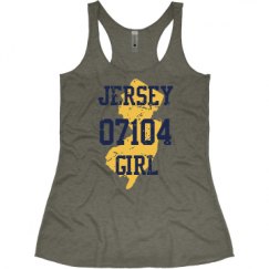 Ladies Slim Fit Super Soft Racerback Triblend Tank