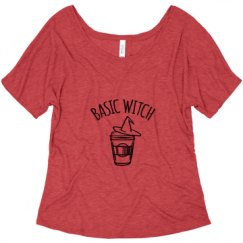 Ladies Flowy Slouchy Tee