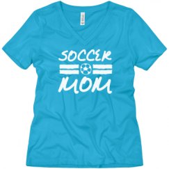 Ladies Relaxed Fit V-Neck Tee