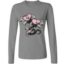 Ladies Relaxed Fit Basic Long Sleeve Tee