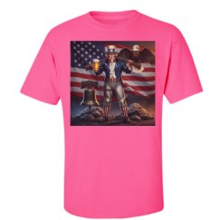 Unisex Ultra Cotton Safety Neon Crewneck Tee