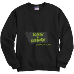 Unisex Film and Foil Crewneck Sweatshirt