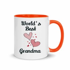 11oz Ceramic Mug with Color Inside