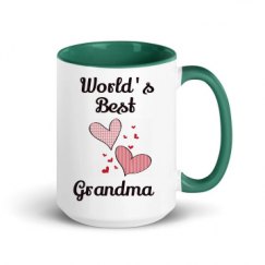 15oz Ceramic Mug with Color Inside