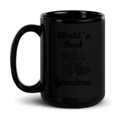 15oz Black Glossy Mug