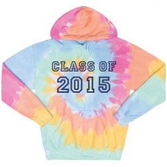 Unisex Tie-Dye Fleece Hoodie
