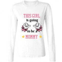 Ladies Relaxed Fit Basic Long Sleeve Tee