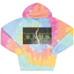 Unisex Tie-Dye Fleece Hoodie