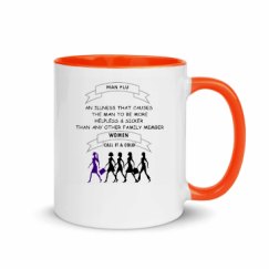 11oz Ceramic Mug with Color Inside