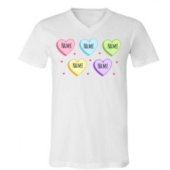 Unisex V-Neck Jersey Tee