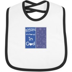 Infant Contrast Trim Bib