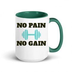 15oz Ceramic Mug with Color Inside