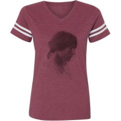 Ladies Relaxed Fit Vintage Sports Tee