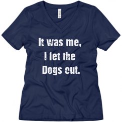 Ladies Relaxed Fit V-Neck Tee