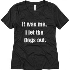 Ladies Relaxed Fit Super Soft Triblend V-Neck Tee