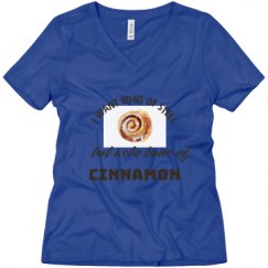 Ladies Relaxed Fit V-Neck Tee