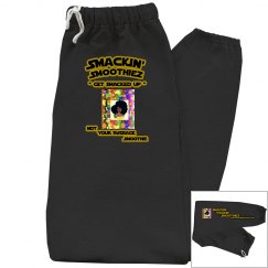 SMACKIN' PACKIN' SMOOTHIEZ SWEATPANTS (BLACK)