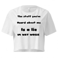 Ladies Festival Cali Crop Top Tee