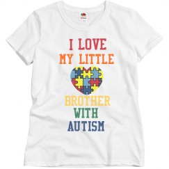 Love My Little Brother Womans Shirt?