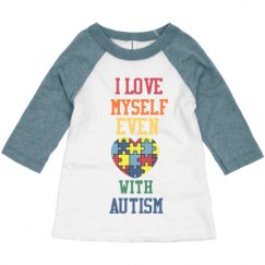 Toddler 3/4 Sleeve Raglan Tee