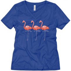 Ladies Relaxed Fit V-Neck Tee