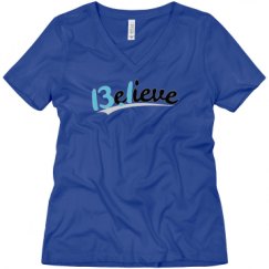 Ladies Relaxed Fit V-Neck Tee
