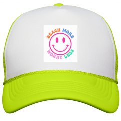 Beach More Worry Less Hat