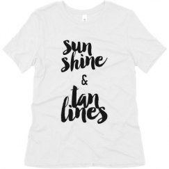 Ladies Relaxed Fit Super Soft Triblend Tee