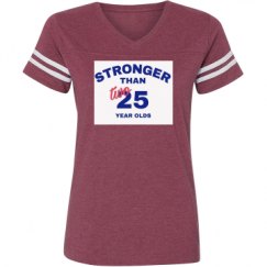 Ladies Relaxed Fit Vintage Sports Tee