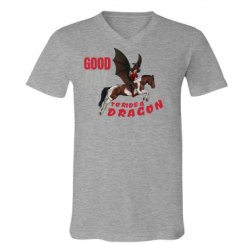 Unisex V-Neck Jersey Tee