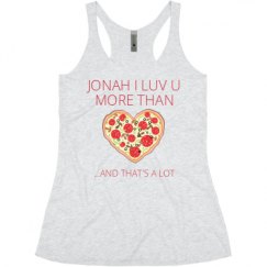 Ladies Slim Fit Super Soft Racerback Triblend Tank