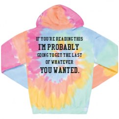 Unisex Tie-Dye Fleece Hoodie