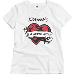 danny's fav girl tshirt