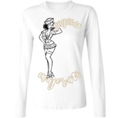 Ladies Relaxed Fit Basic Long Sleeve Tee