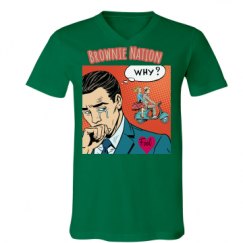 Unisex V-Neck Jersey Tee