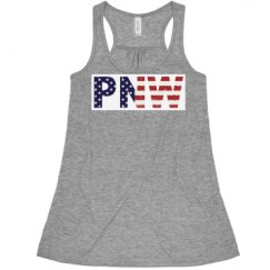 Ladies Flowy Racerback Tank