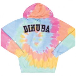 Unisex Tie-Dye Fleece Hoodie