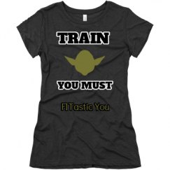 Ladies Slim Fit Super Soft Triblend Tee