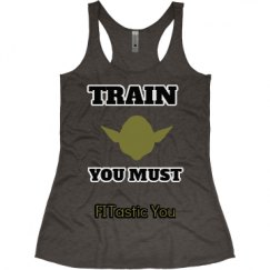 Ladies Slim Fit Super Soft Racerback Triblend Tank