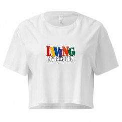 Ladies Festival Cali Crop Top Tee